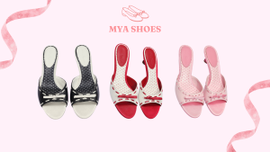 Giày MYA SHOES búp bê chấm bi xinh xắn, dịu mắt