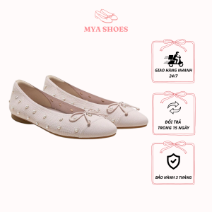 Giày MYA SHOES búp bê hai gam màu phong cách tối giản