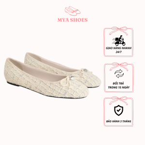 Giày MYA SHOES búp bê phối hai gam màu tinh tế